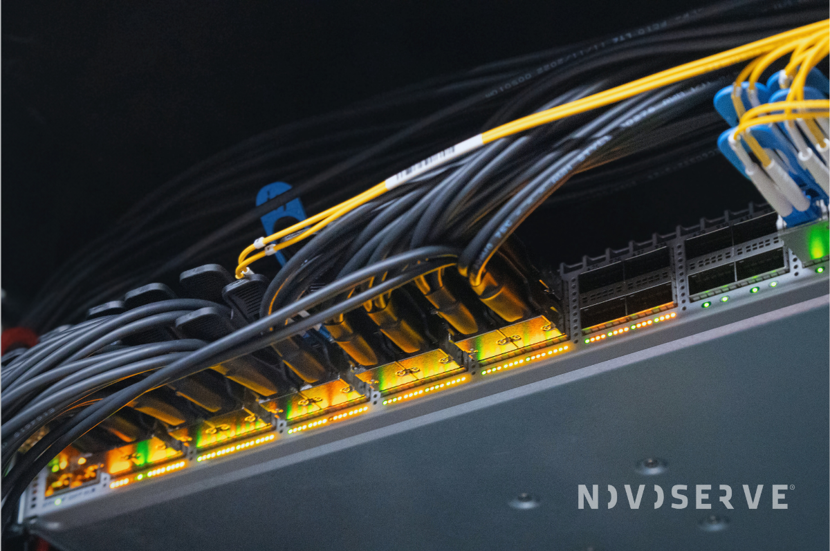 Unmetered netwerk schakelaar in een datacenter