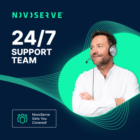 NovoServe 24/7 dedicated server support