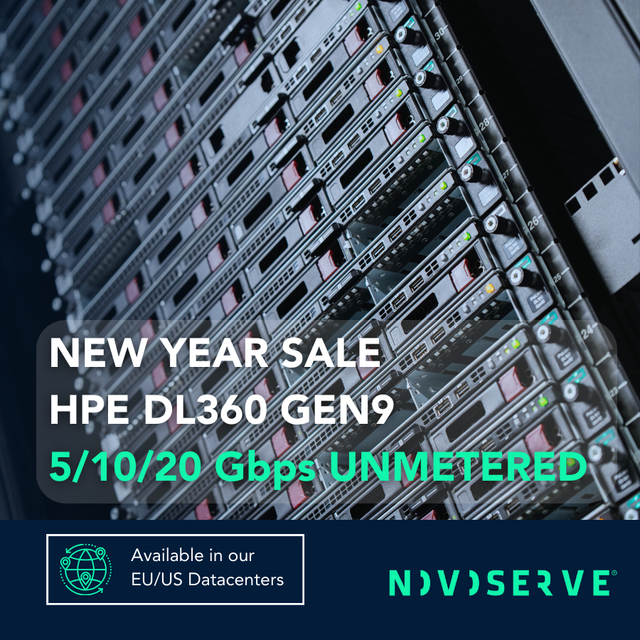 New Year sale unmetered server Rotterdam