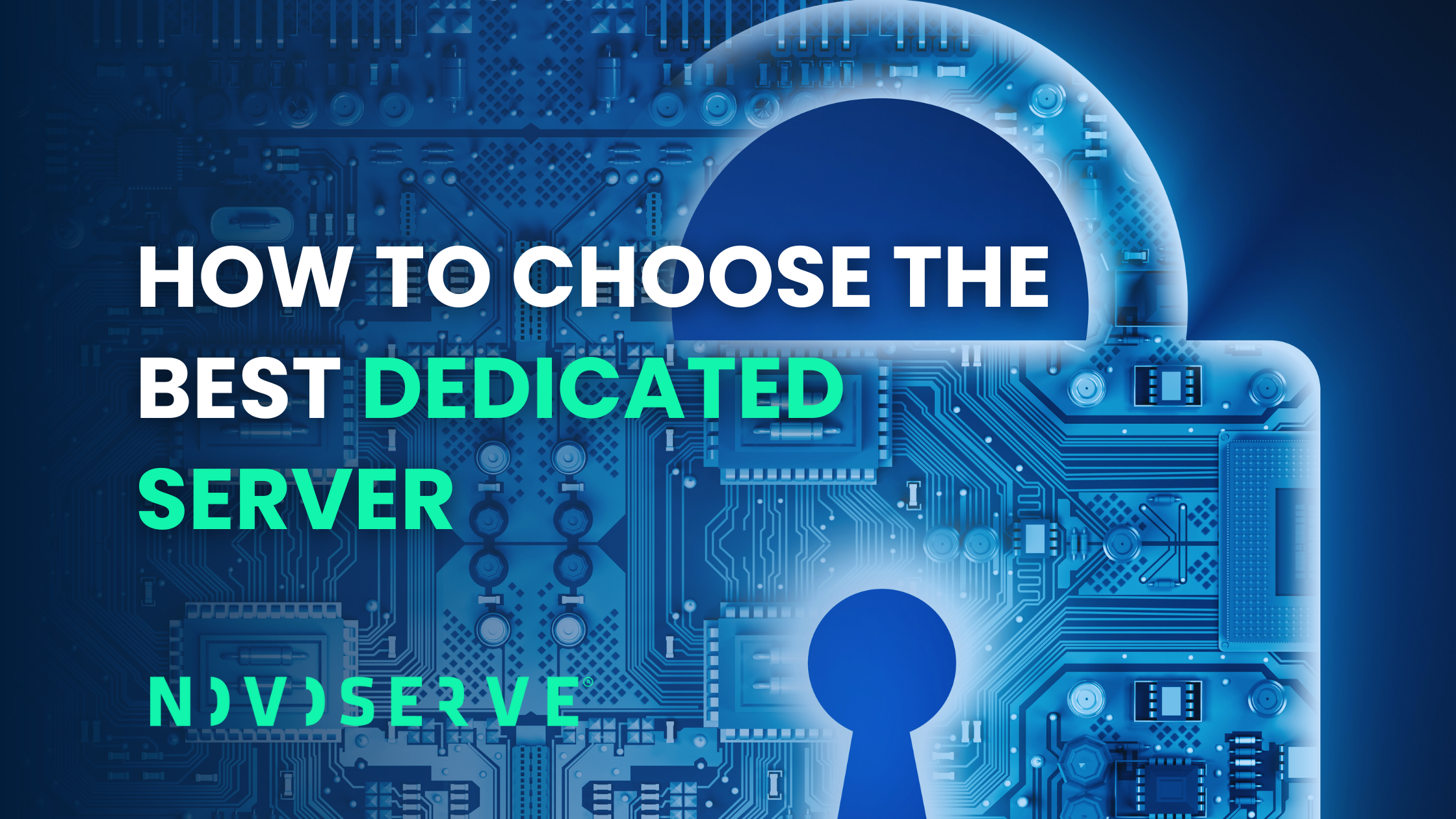 Choose for the best dedicated server banner