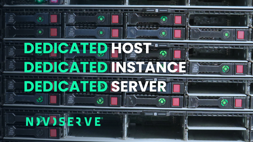 Dedicated Host vs. Dedicated Instance vs. Dedicated Server