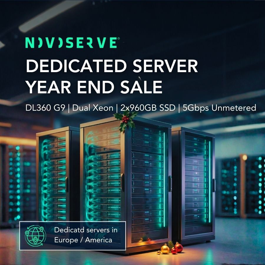 Dedicated Server Year End Sale