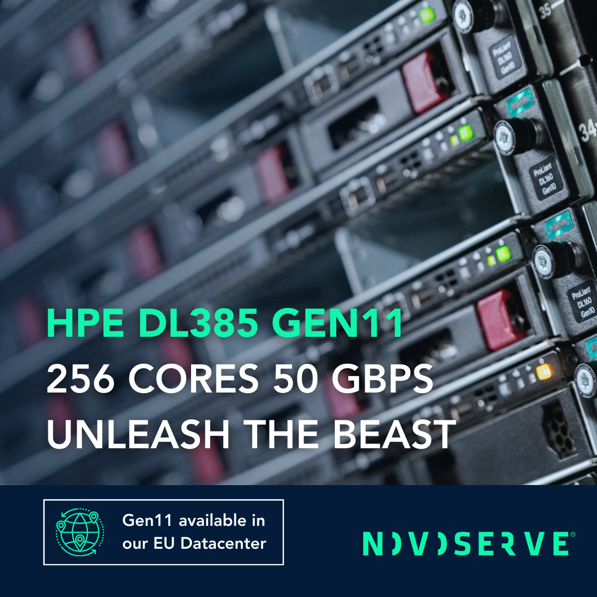 HPE ProLiant premium DL385 Gen11 dedicated server