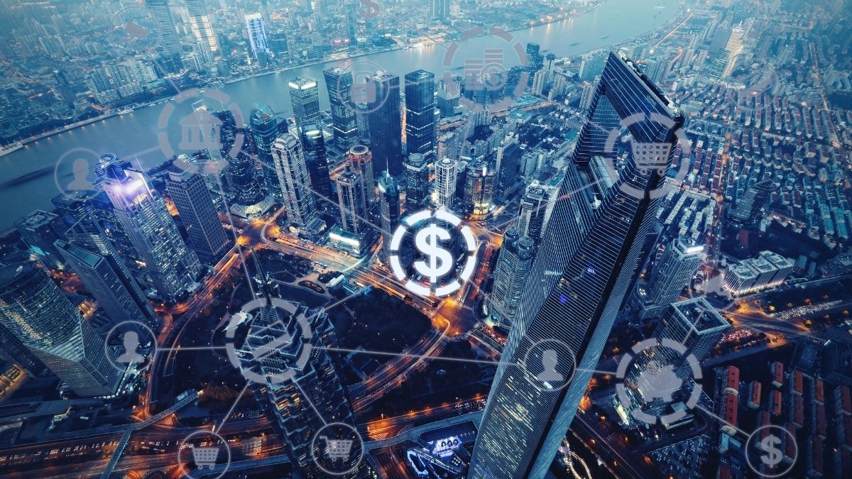 FinTech platforms transferring data across cities