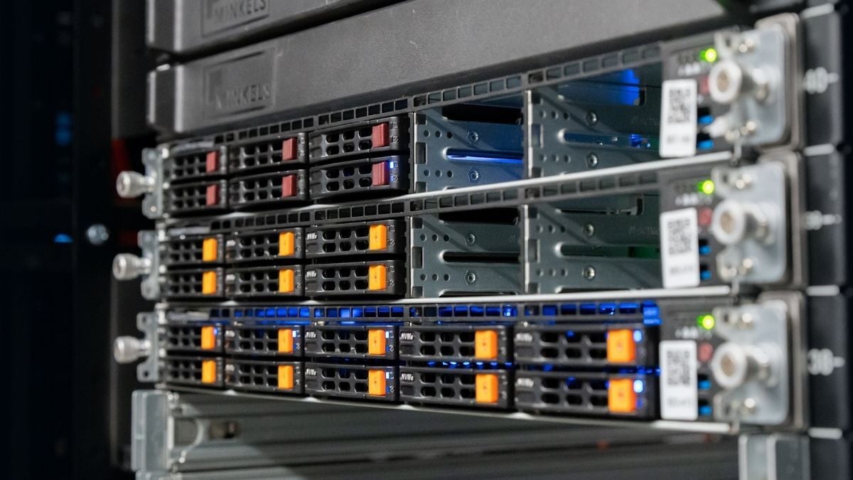 Dedicated servers in a European data center