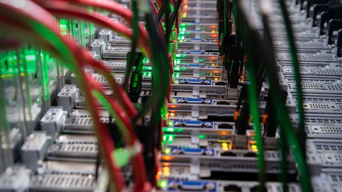Bare metal servers close up
