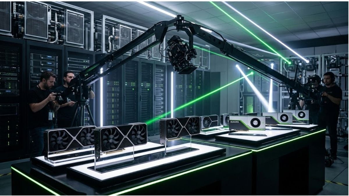 Display of NVIDIA GPUs in a datacenter